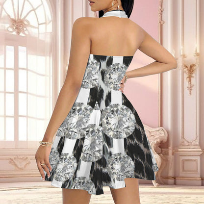 Copy of FINAL1LARGE DIAMOND BLACK LEOPARD