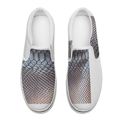 Printed Slip-on Canvas Shoes  for Teenagers and Adults