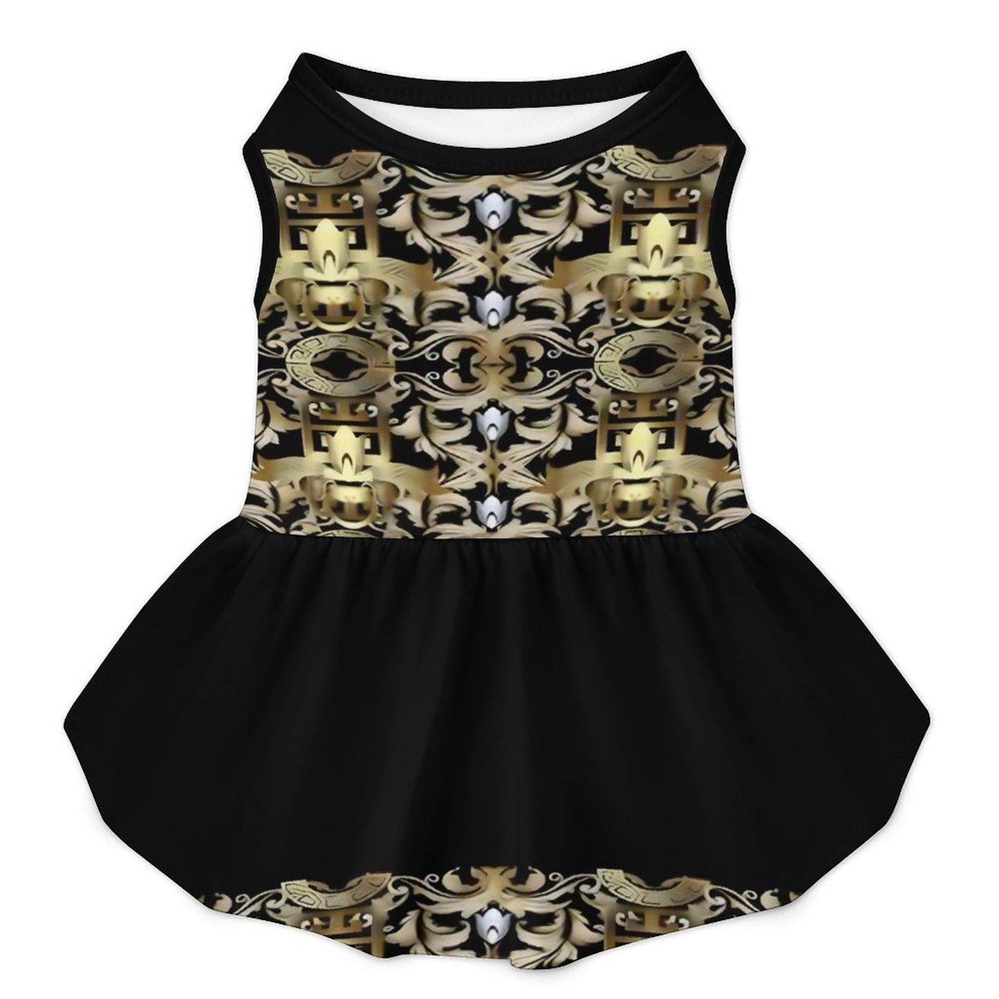 Plus Size Pet Ruffled Dress