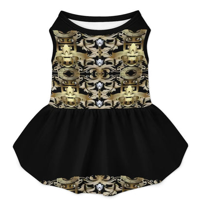 Plus Size Pet Ruffled Dress