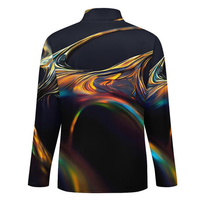 300gsm Men's Polo Sweatshirt LM111 (All-Over Printing)