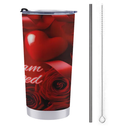 Car Travel Mug Set with Cleaning Kit (590ml/20oz)