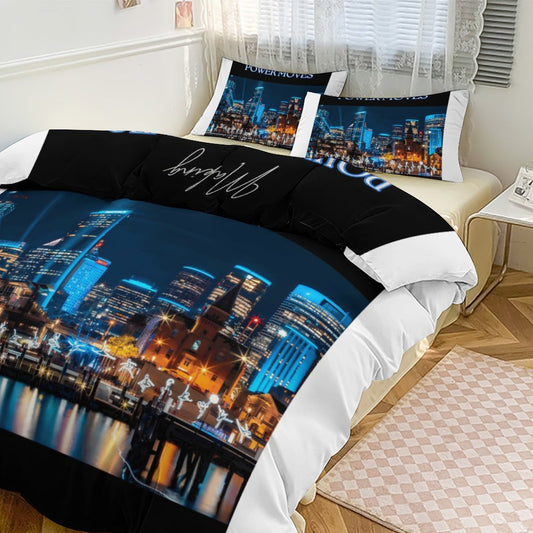3-Piece Bedding Set-102"x90"/ 259x229cm (Dual-sided Printing)