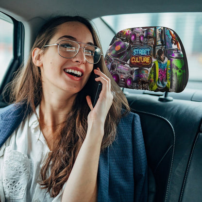 Custom Car Headrest Covers