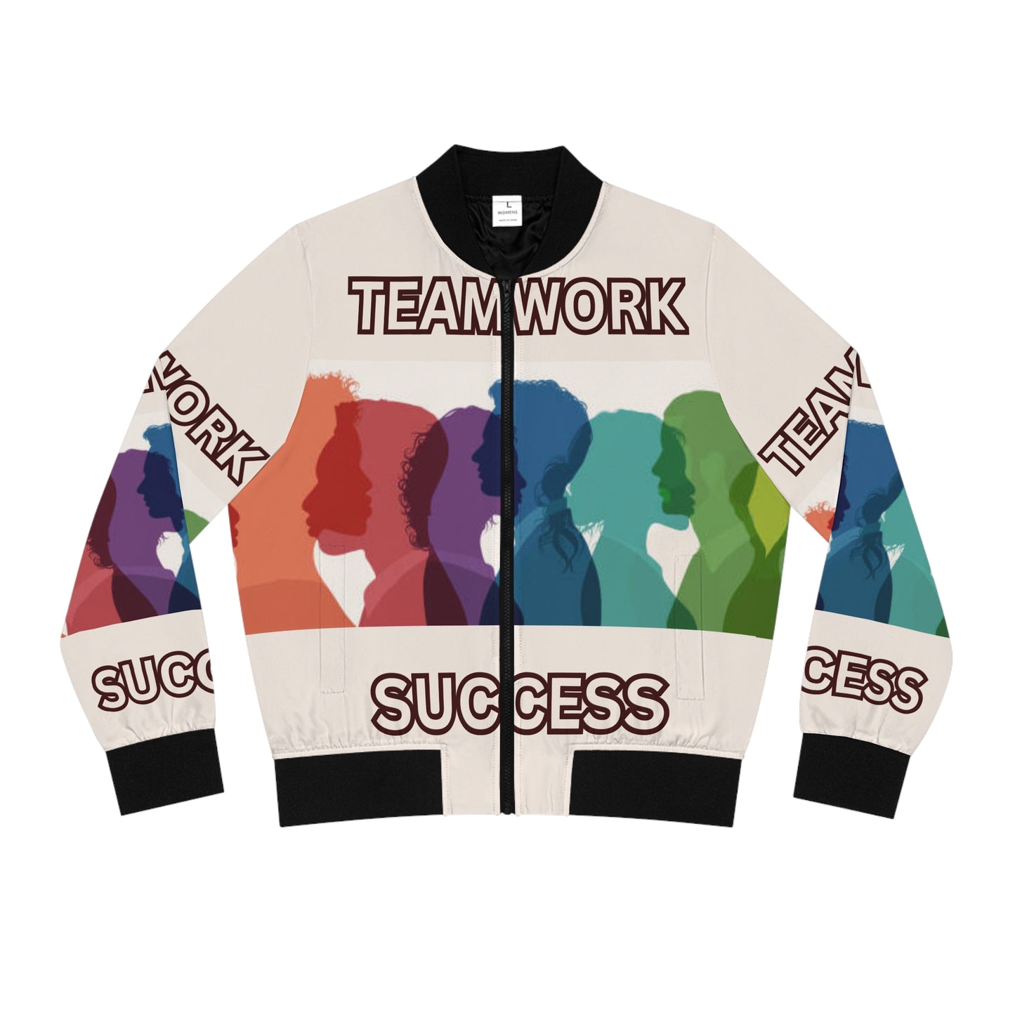 TEAMWORK SUCCESS Women's Bomber Jacket (S-2XL) (for groups or events)