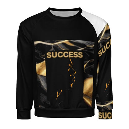 280gsm Men's Crewneck Sweatshirt Raglan A27H (All-Over Printing)