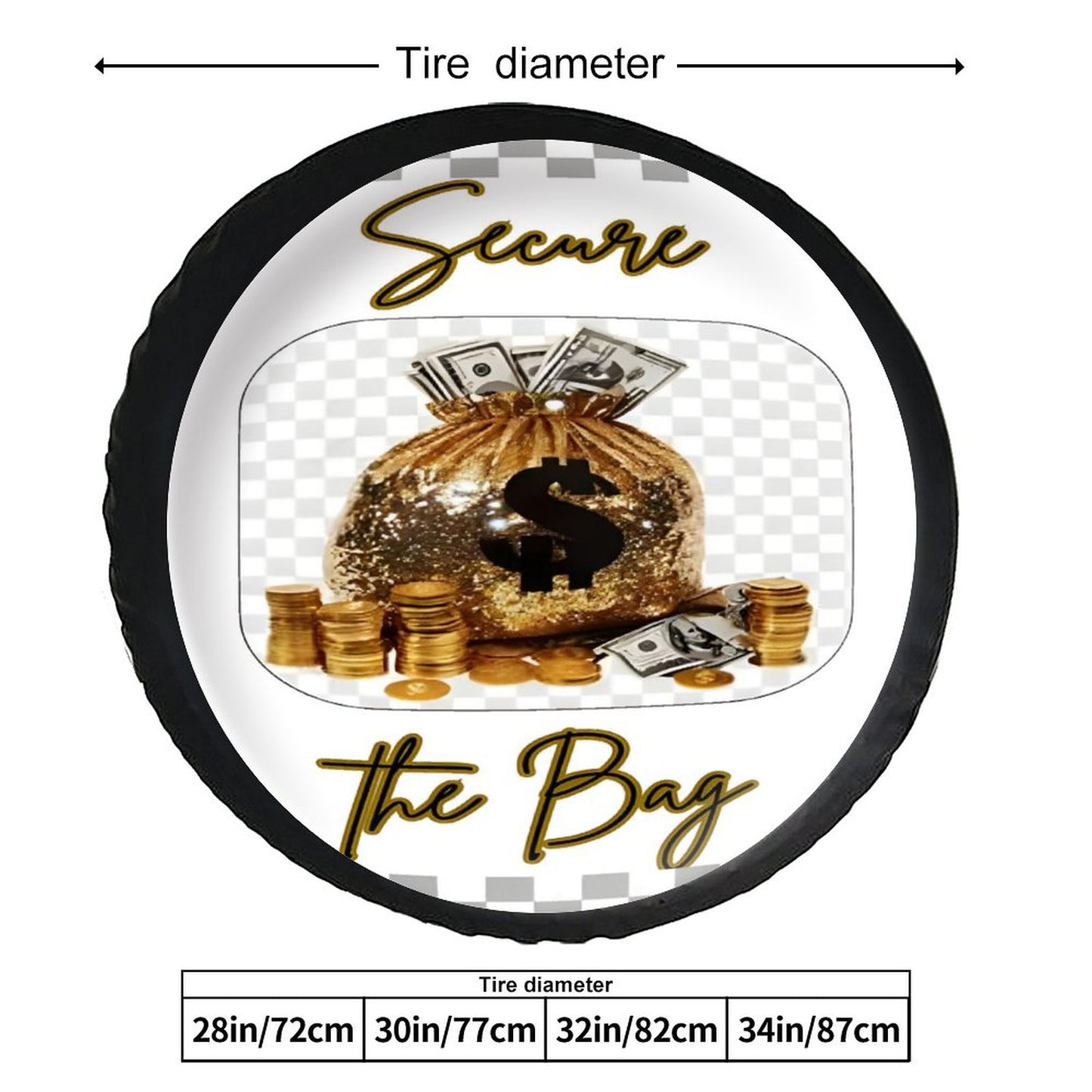 Leather Tire Cover(One-sided Printing)