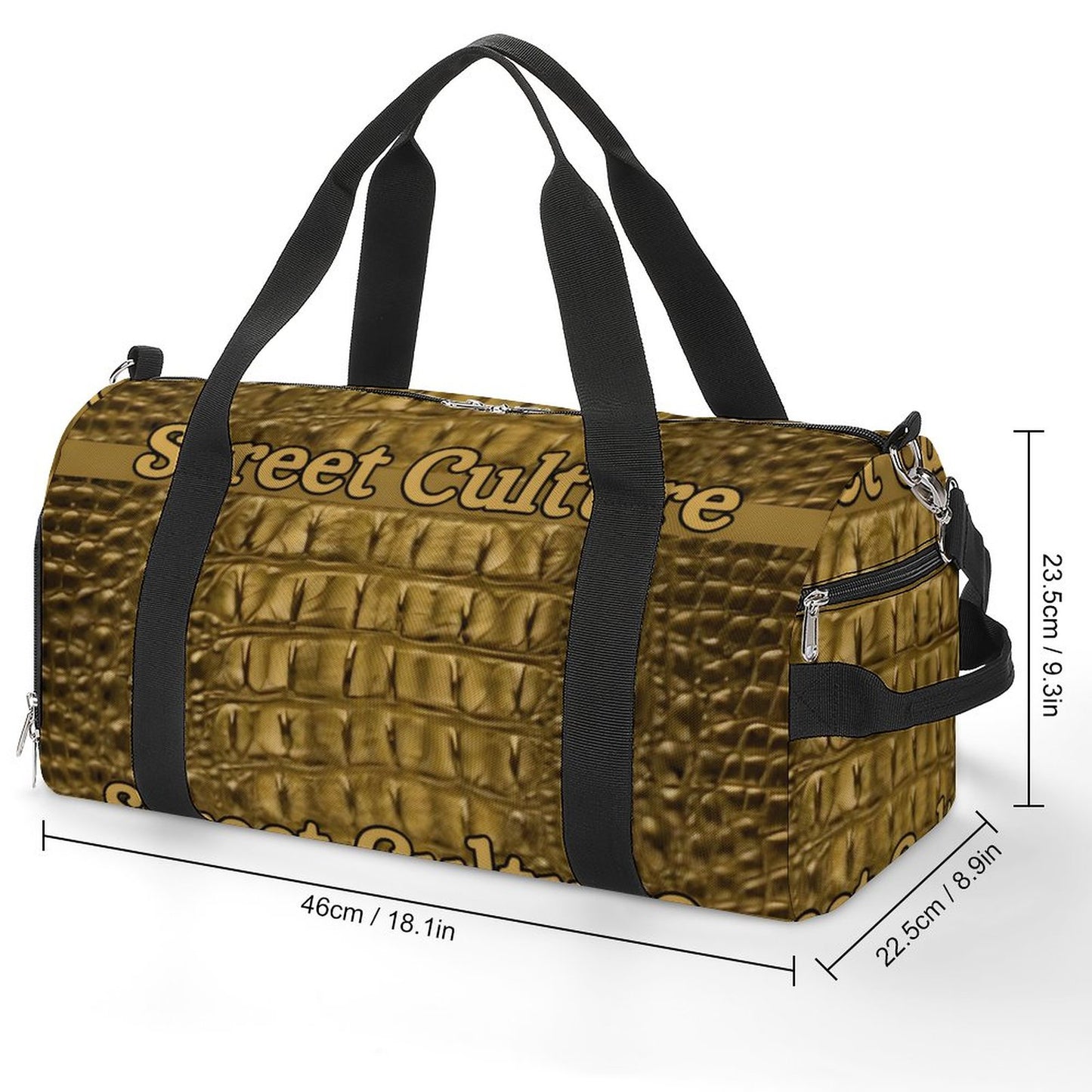 STREET CULTURE Alligator GYM/TRAVEL Bag-large capacity