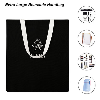 Martin Canvas Tote Handbag with Dual-sided Printing