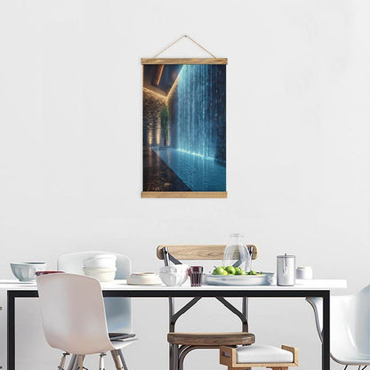 WALL WATERFALL Framed Canvas Painting Wall Decor