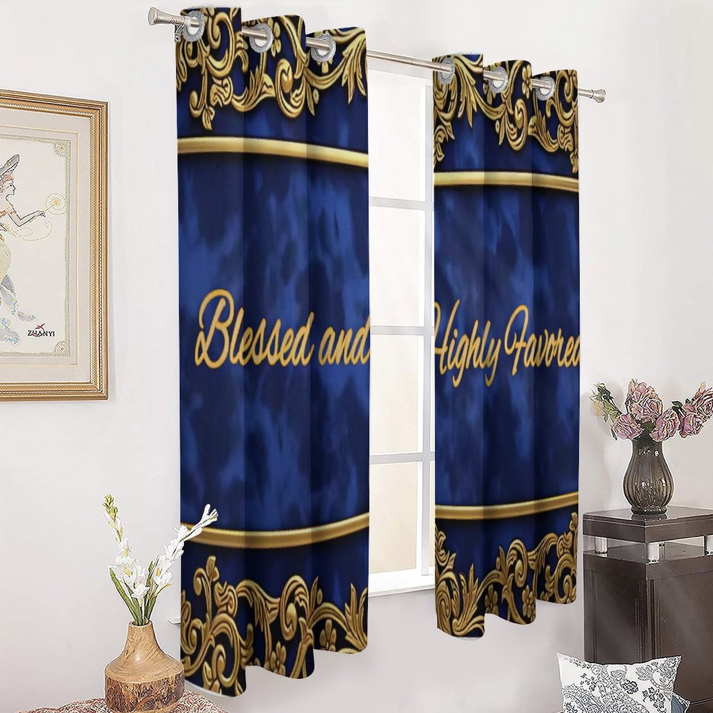 Grommet Curtain-52"x72"/ 132x183cm