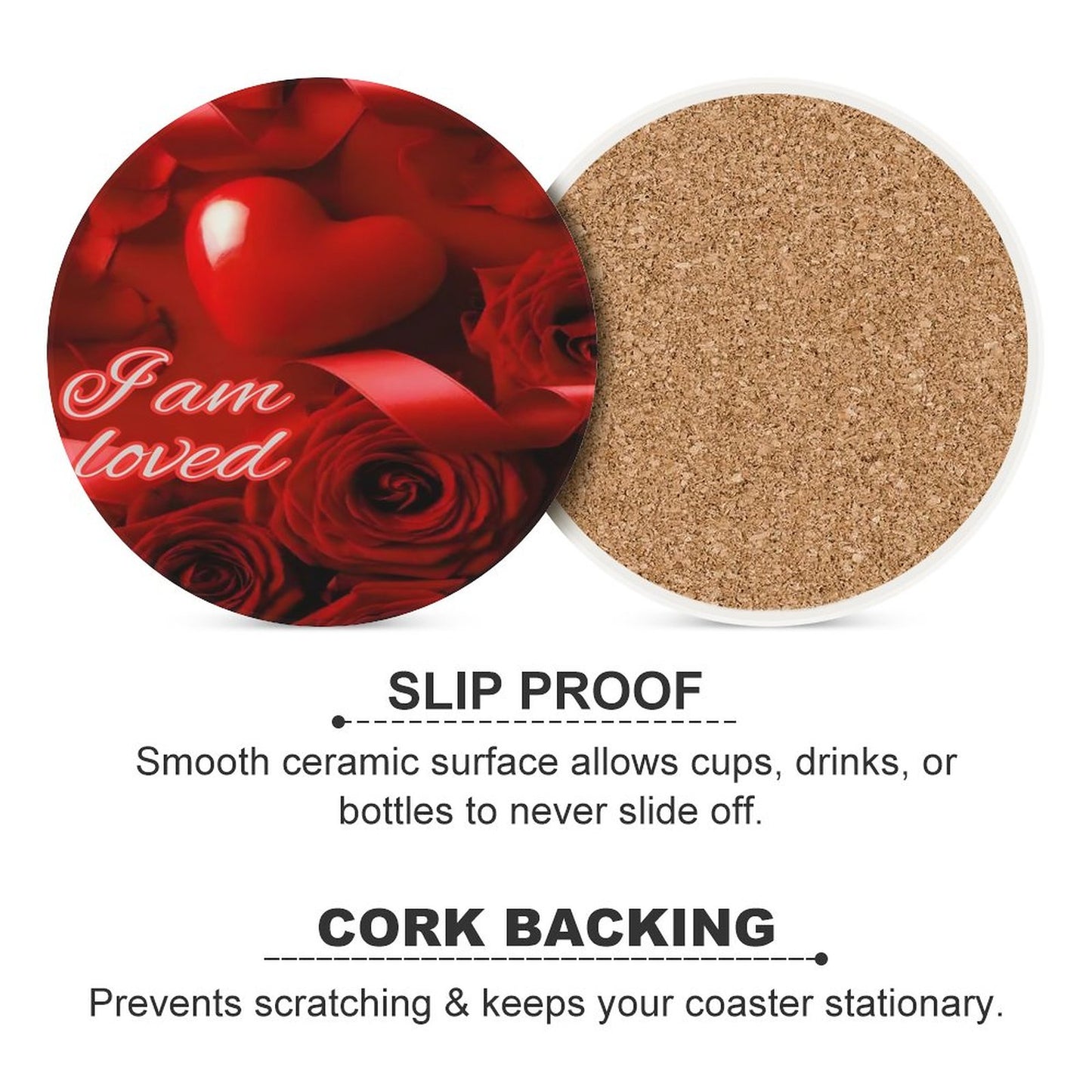 Round Ceramic Coaster
