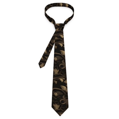 BLACK & GOLD ACCENT Men's Formal Tie