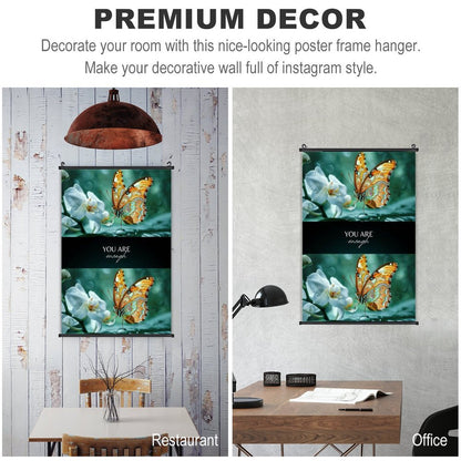 Canvas Hanging Poster with Scrolls-16"x24"/ 40x60cm-YOU ARE ENOUGH