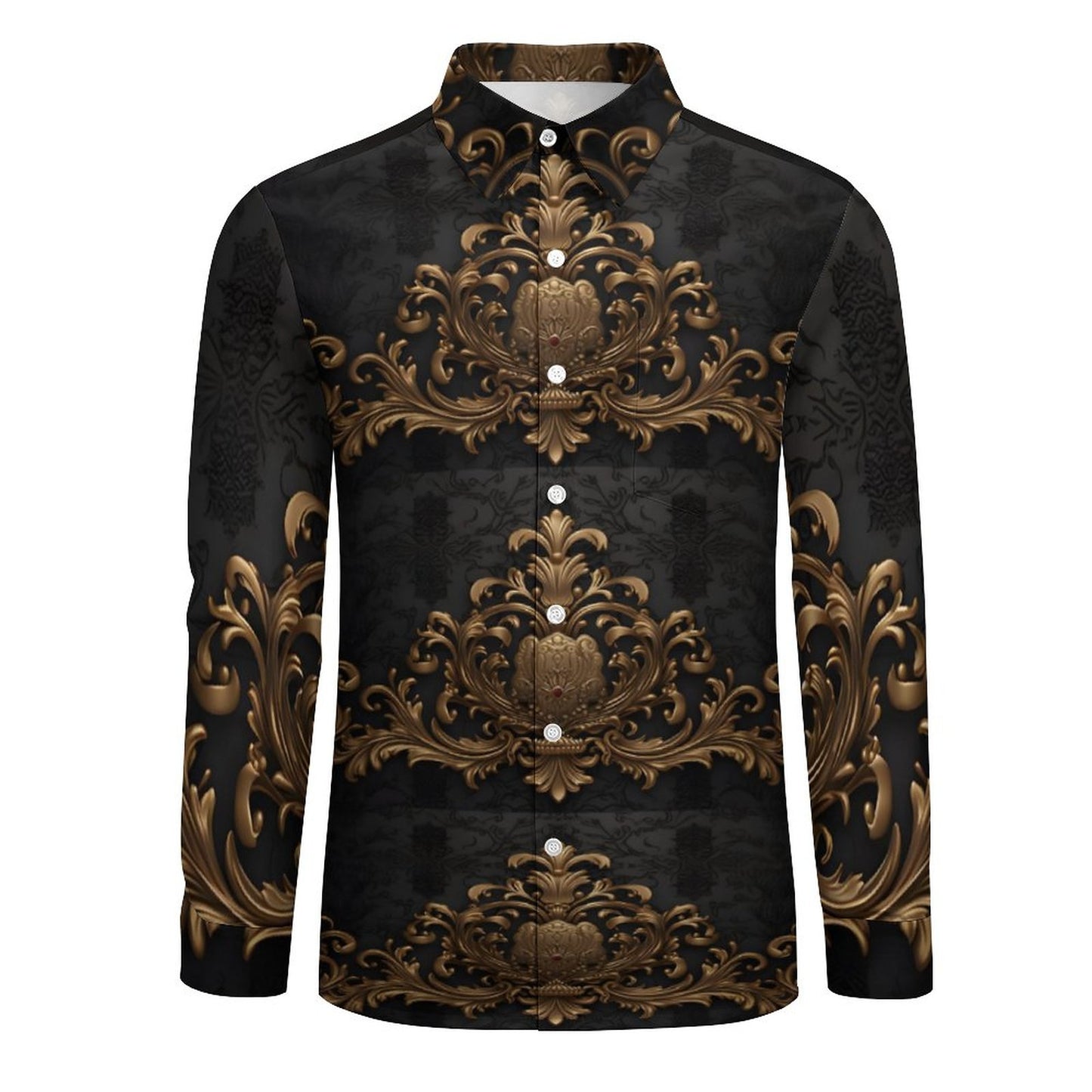 Men's Long Sleeve Shirt with Pocket LS (All-Over Printing)