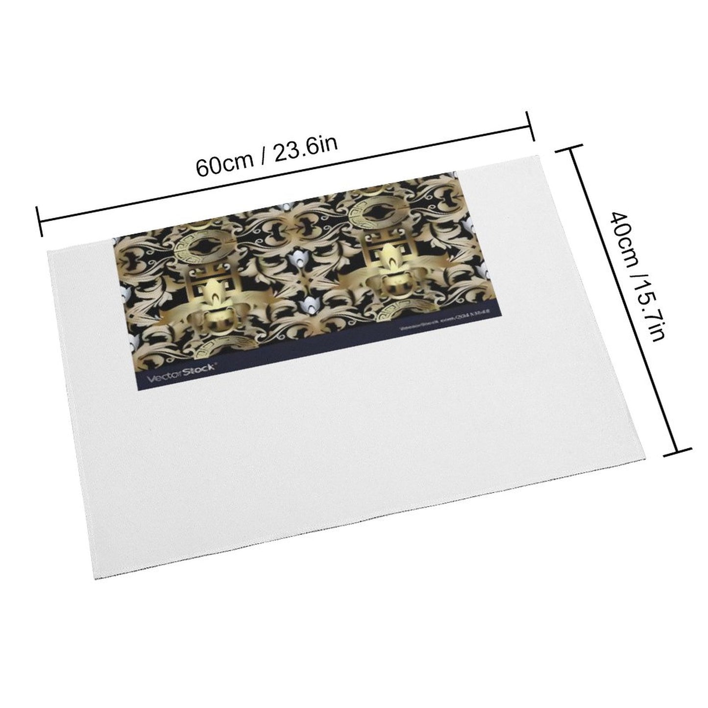 Crystal Velvet Bedroom Floor Mat