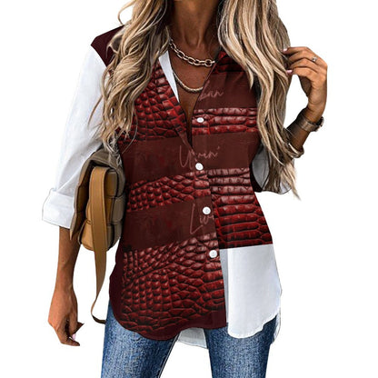 Women's Irregular Shirt B648 (All-Over Printing)