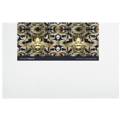 Crystal Velvet Bedroom Floor Mat