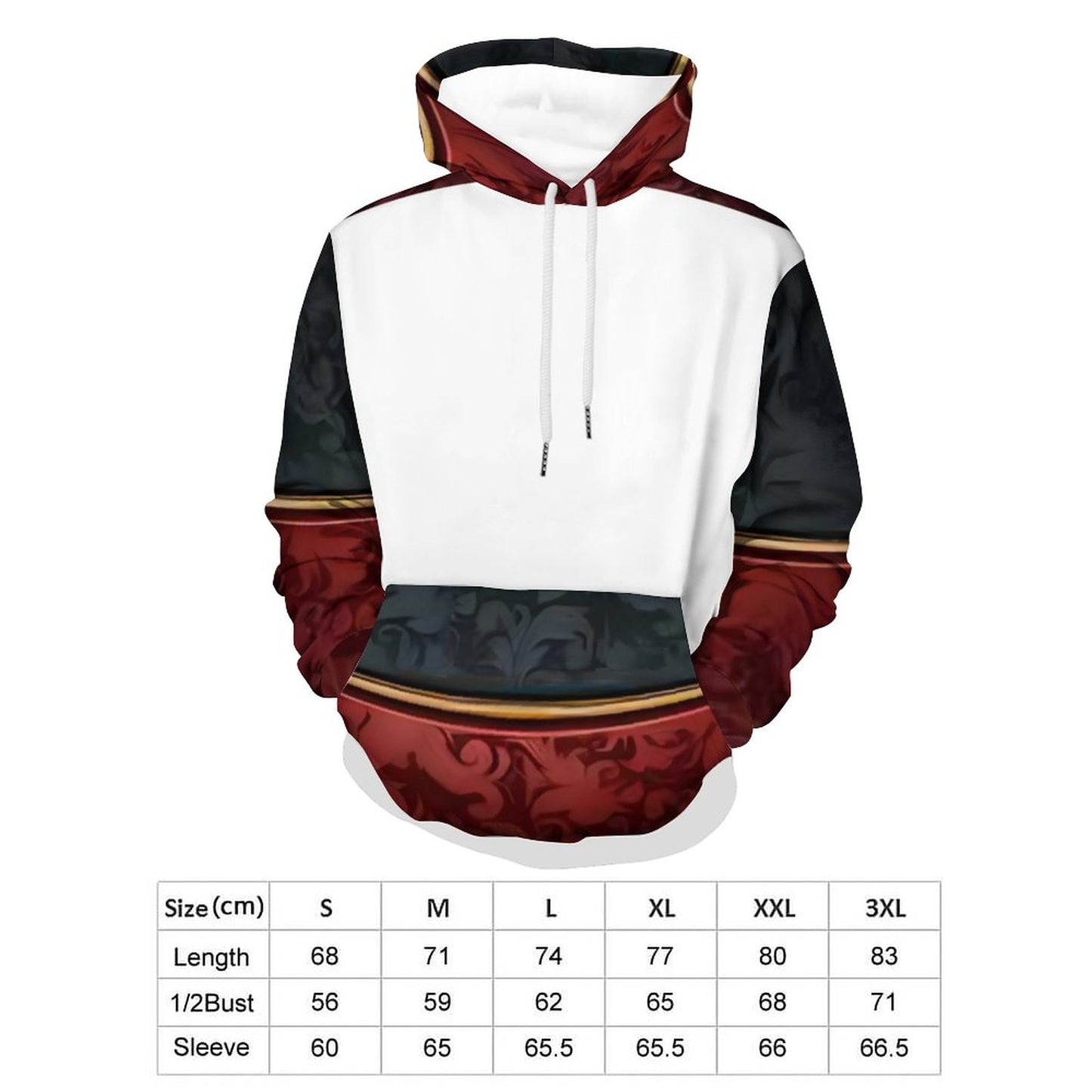 230gsm Printed Hoodie for Men (All-Over Printing)