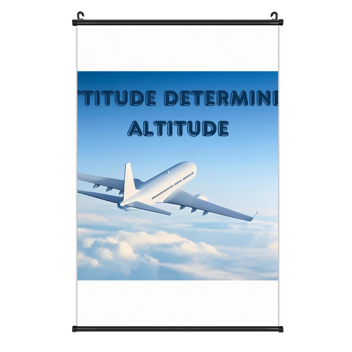 Canvas Hanging Poster with Scrolls-16"x24"/ 40x60cm