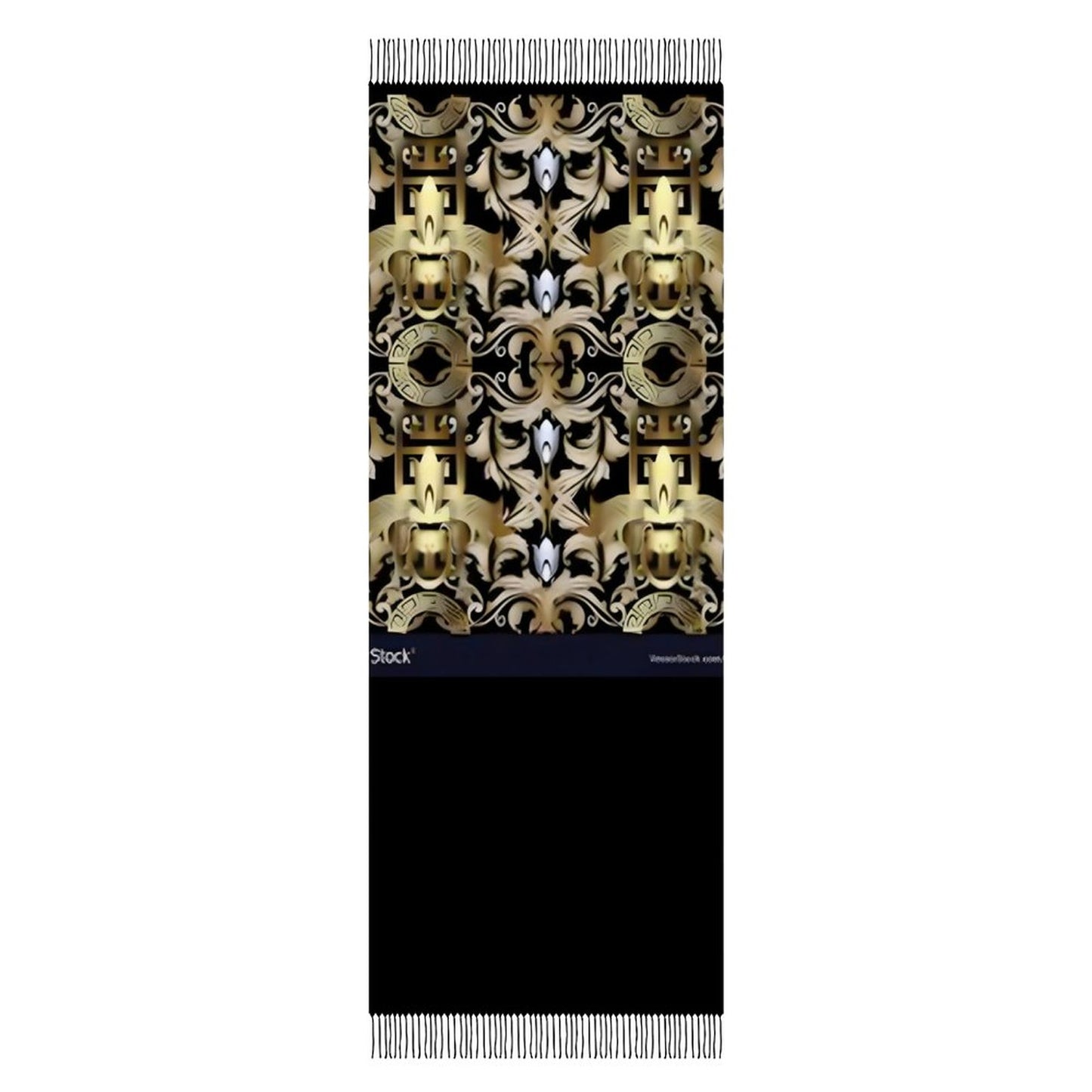 Cashmere-like Tassel Scarf (All-Over Printing)