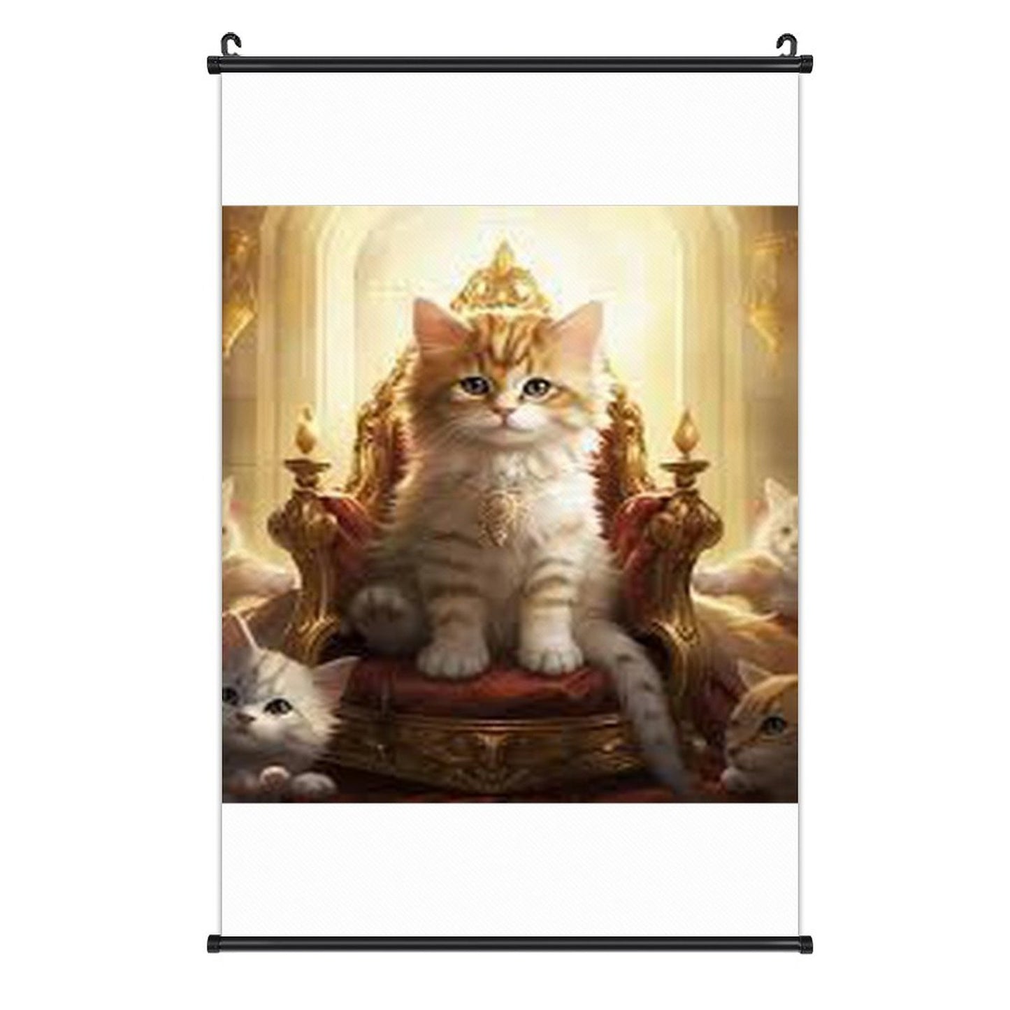 Canvas Hanging Poster with Scrolls-16"x24"/ 40x60cm