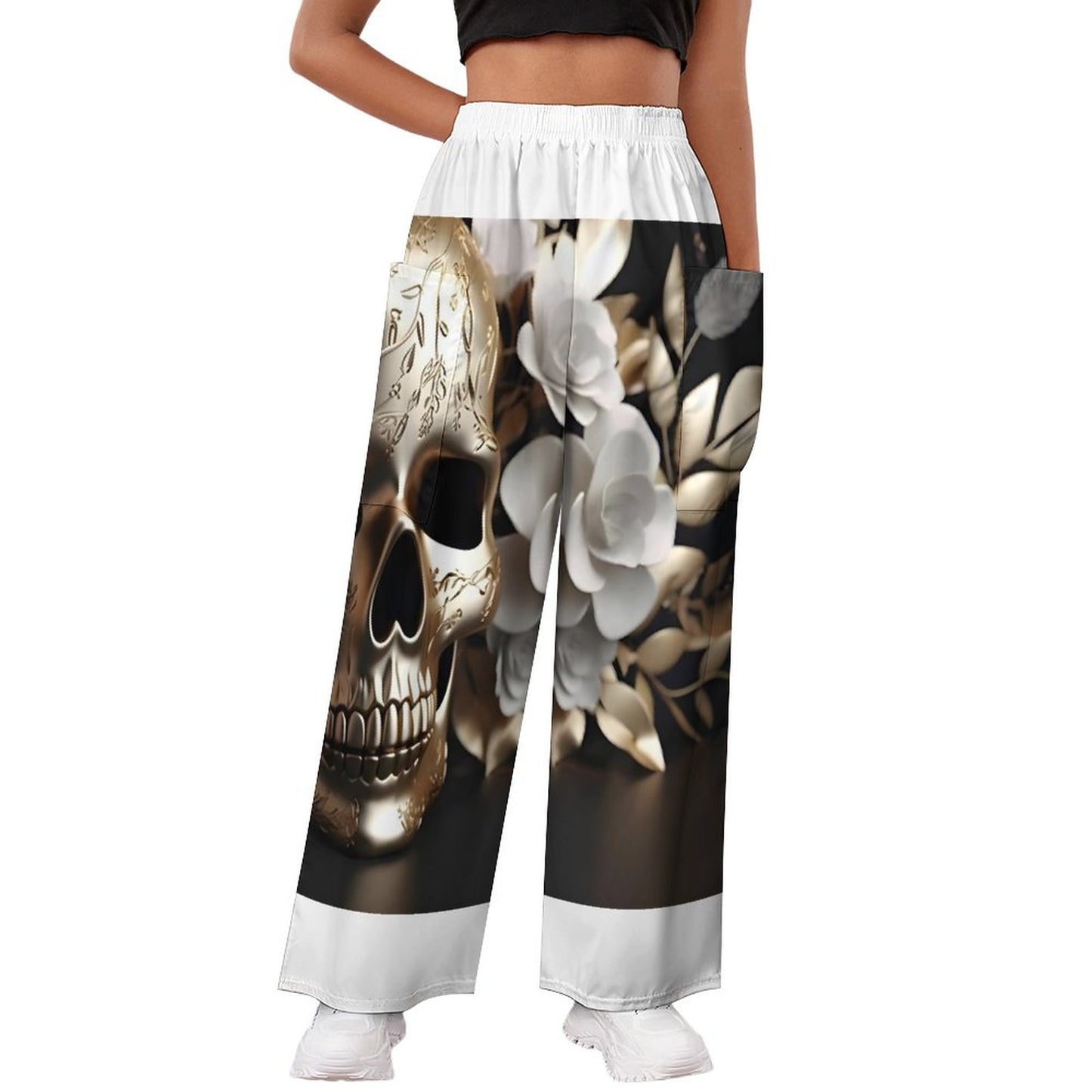 Women's Loose Fit Casual Pants(All-Over Printing)