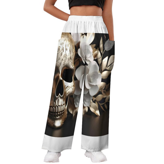 Women's Loose Fit Casual Pants(All-Over Printing)
