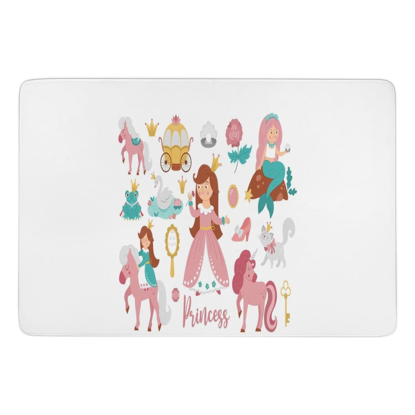 Coral Velvet Floor Mat for Home-60"x40"