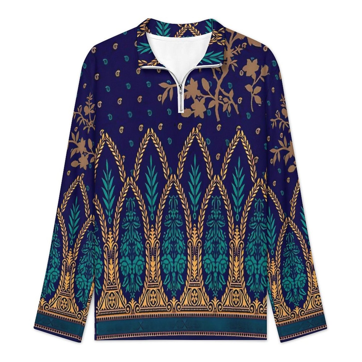 300gsm Men's Polo Sweatshirt LM111 (All-Over Printing)