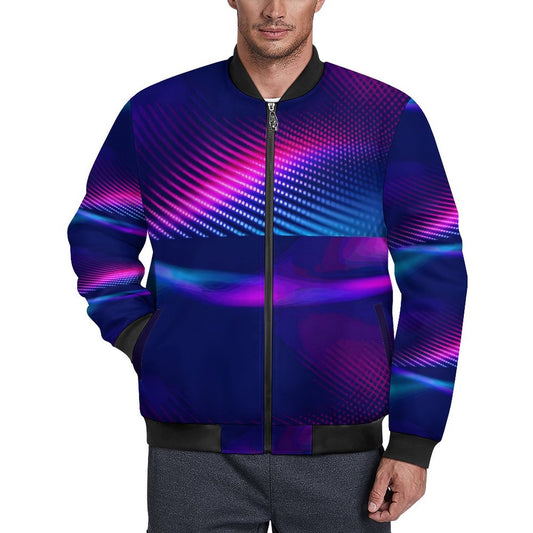 MULTICOLOR Zipper Bomber Jacket