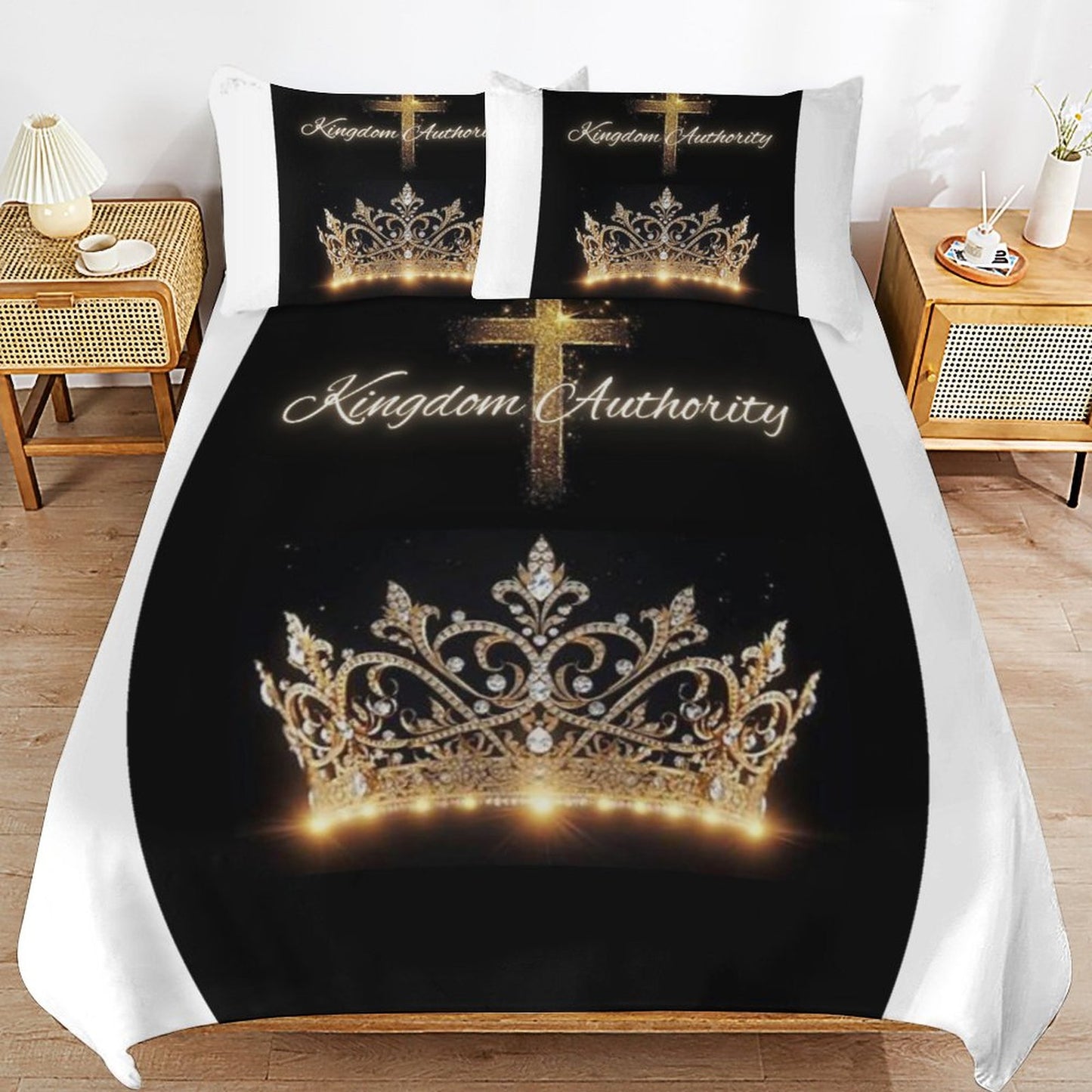 3-Piece Bedding Set-102"x90"/ 259x229cm (Dual-sided Printing)