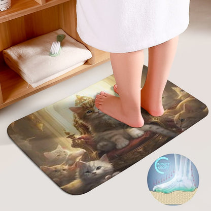 Coral Velvet Restroom Rug Set of 3-15.7"x23.6"/ 40x60cm