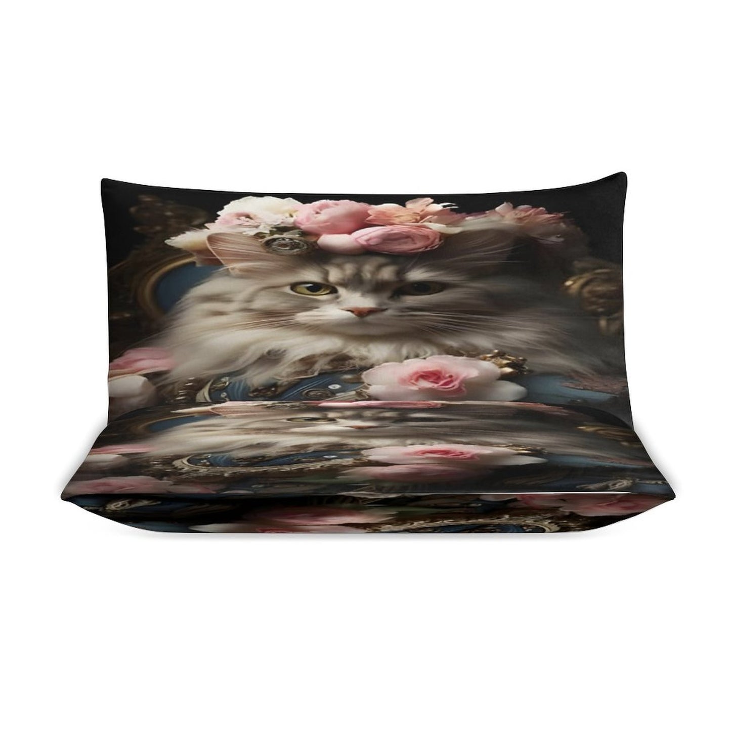 3-Piece Bedding Set-86"×70"/ 218×177cm (Dual-sideded Printing)