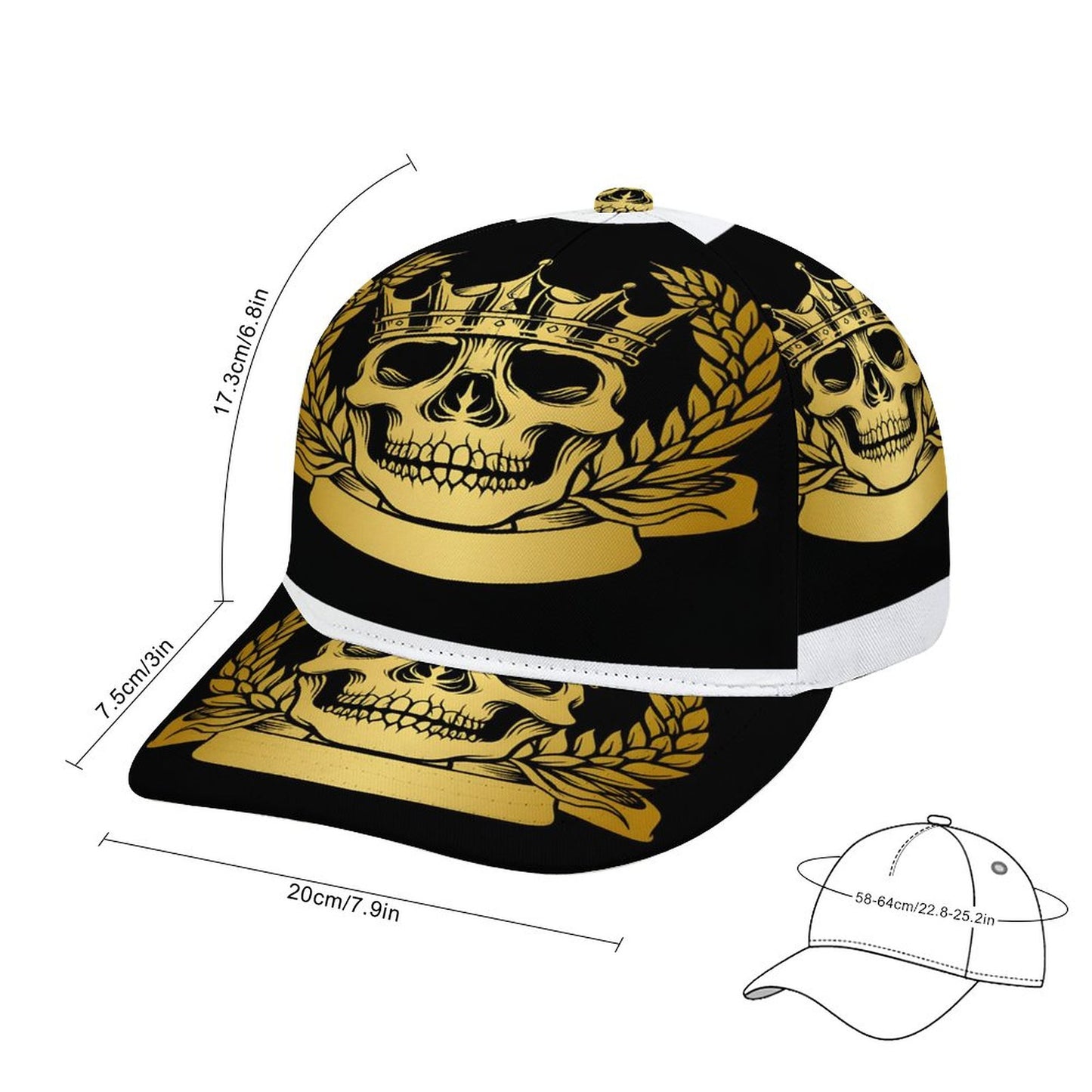 Bent Snapback Cap (All-Over Printing)