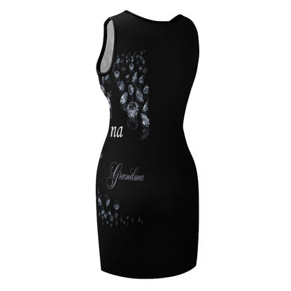 Sleeveless Ladies Tank Dress NZ014 (All-Over Printing)