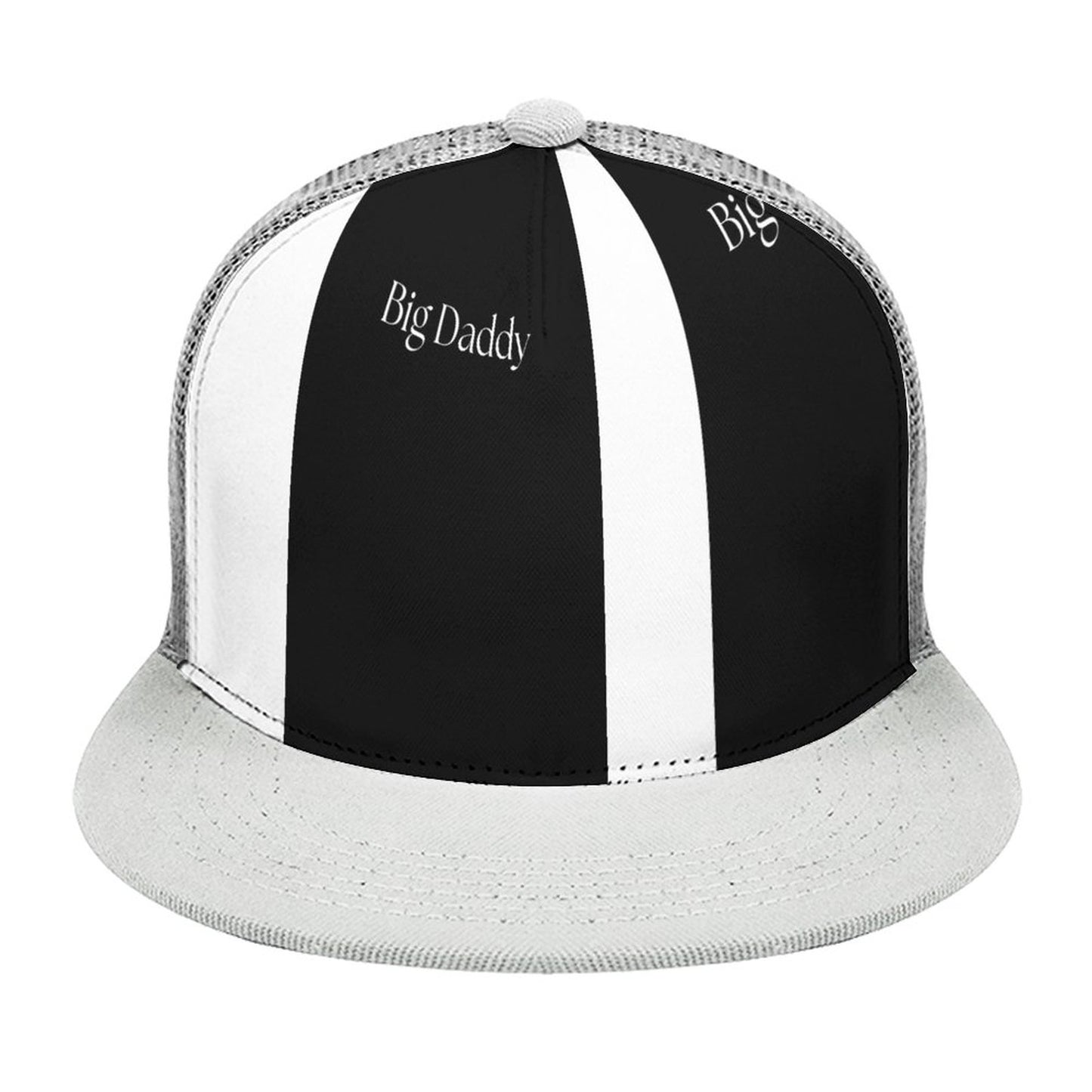 Flat Brim Trucker Hat with Fashion Frontier
