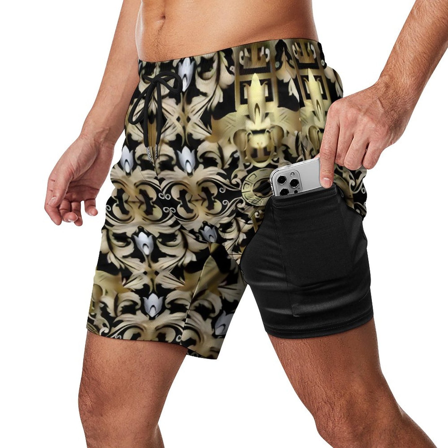 Men's Hawaiian shorts with 4 Pockets