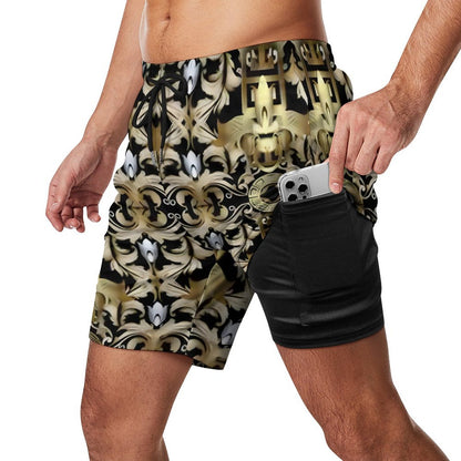 Men's Hawaiian shorts with 4 Pockets