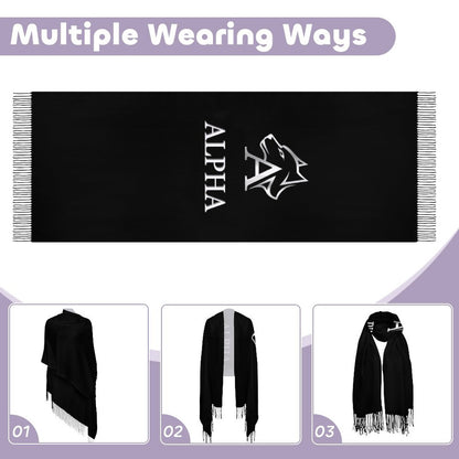 Cashmere-like Tassel Scarf (All-Over Printing)