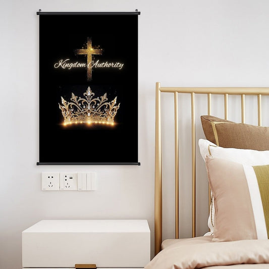 Canvas Hanging Poster with Scrolls-16"x24"/ 40x60cm