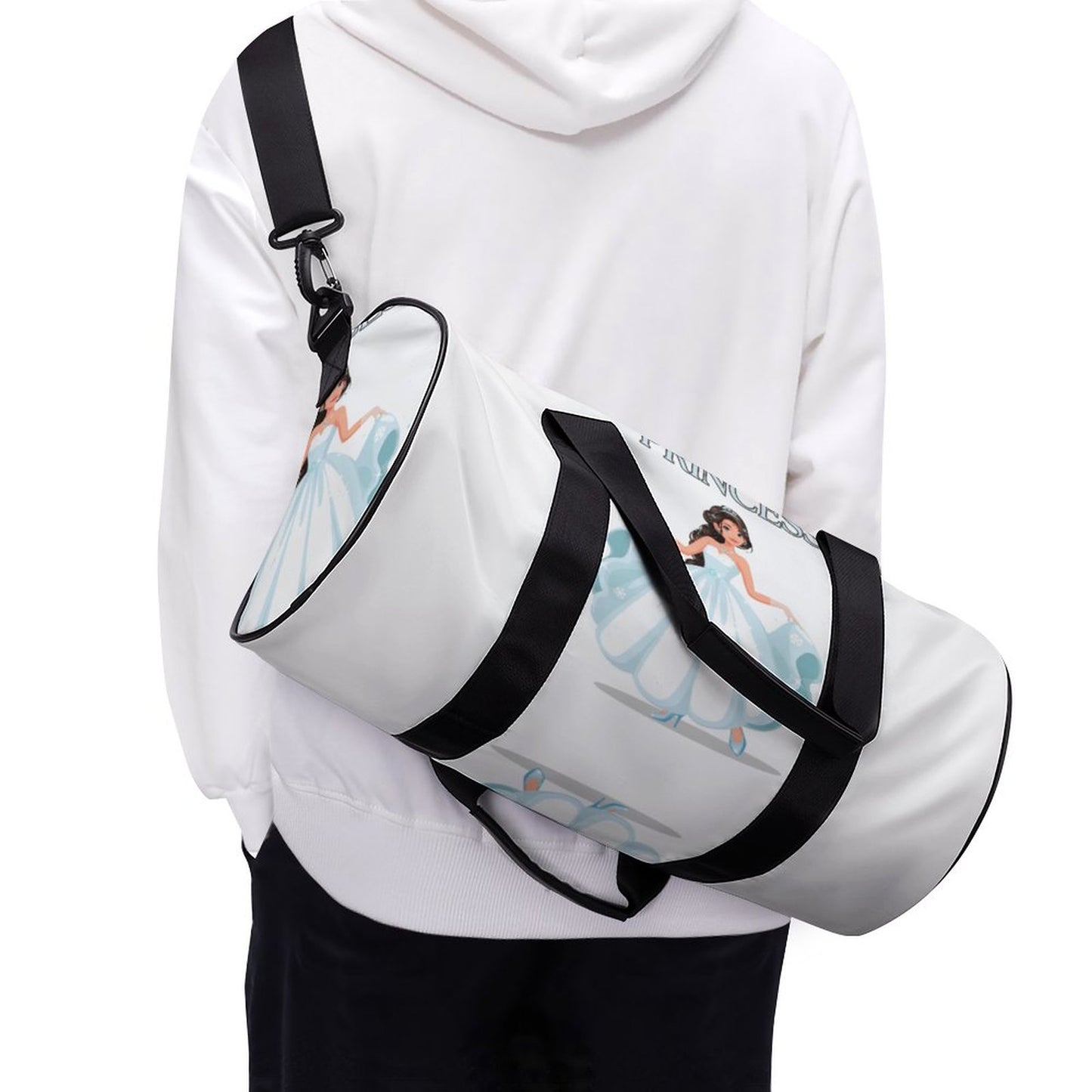 Cylindrical Gym Bag Q006