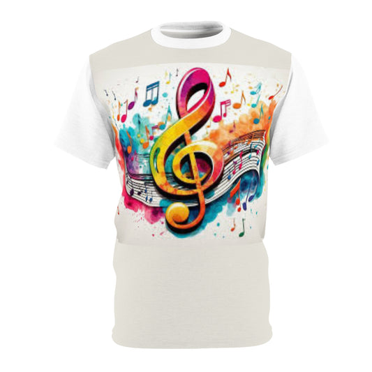 MUSIC GRAFFITI Unisex Tee-SMALL-3XL