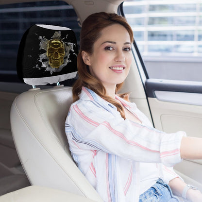 Custom Car Headrest Covers