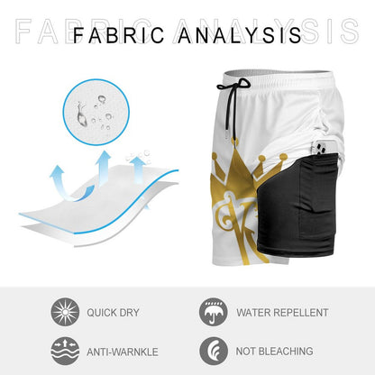 Men's Beach Shorts with 4 Pockets