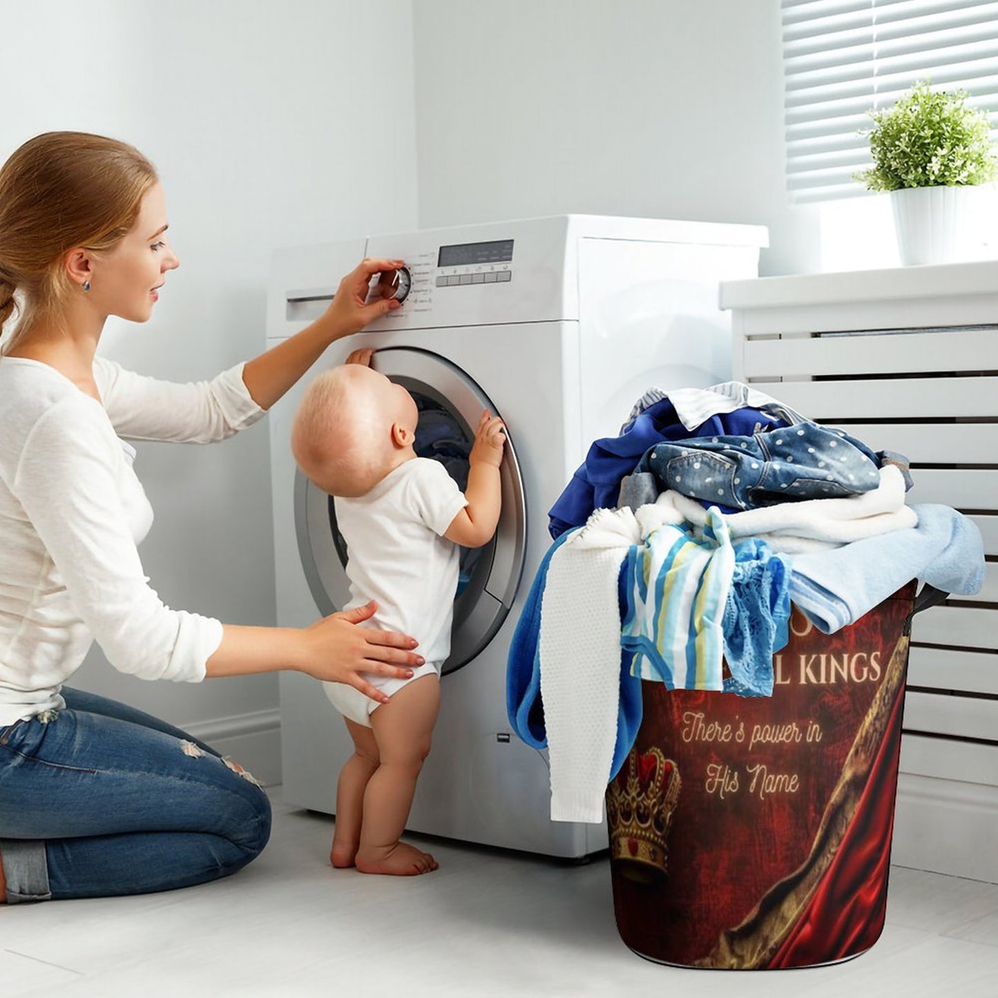 Oxford Collapsible Laundry Basket