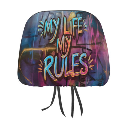 Custom Car Headrest Covers