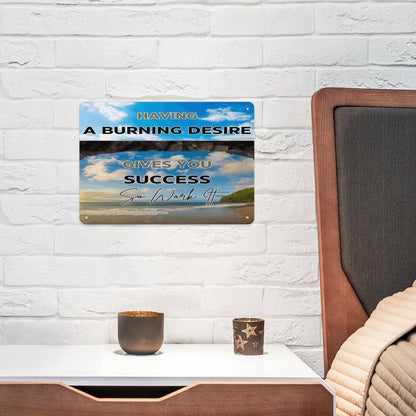 Horizontal Personalized Metal Wall Art Tin Sign-5.5"x7.9"/14x20cm