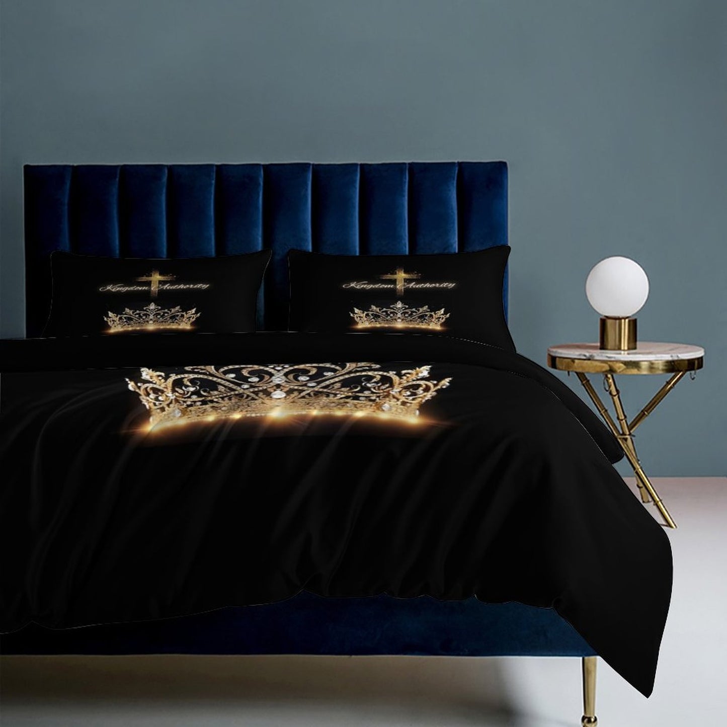 3-Piece Bedding Set-86"×70"/ 218×177cm (Dual-sideded Printing)