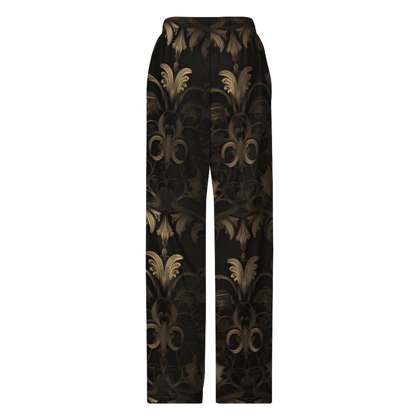 BLACK & GOLD ACCENT Men's Home Pajamas Pants-SMALL-5XL